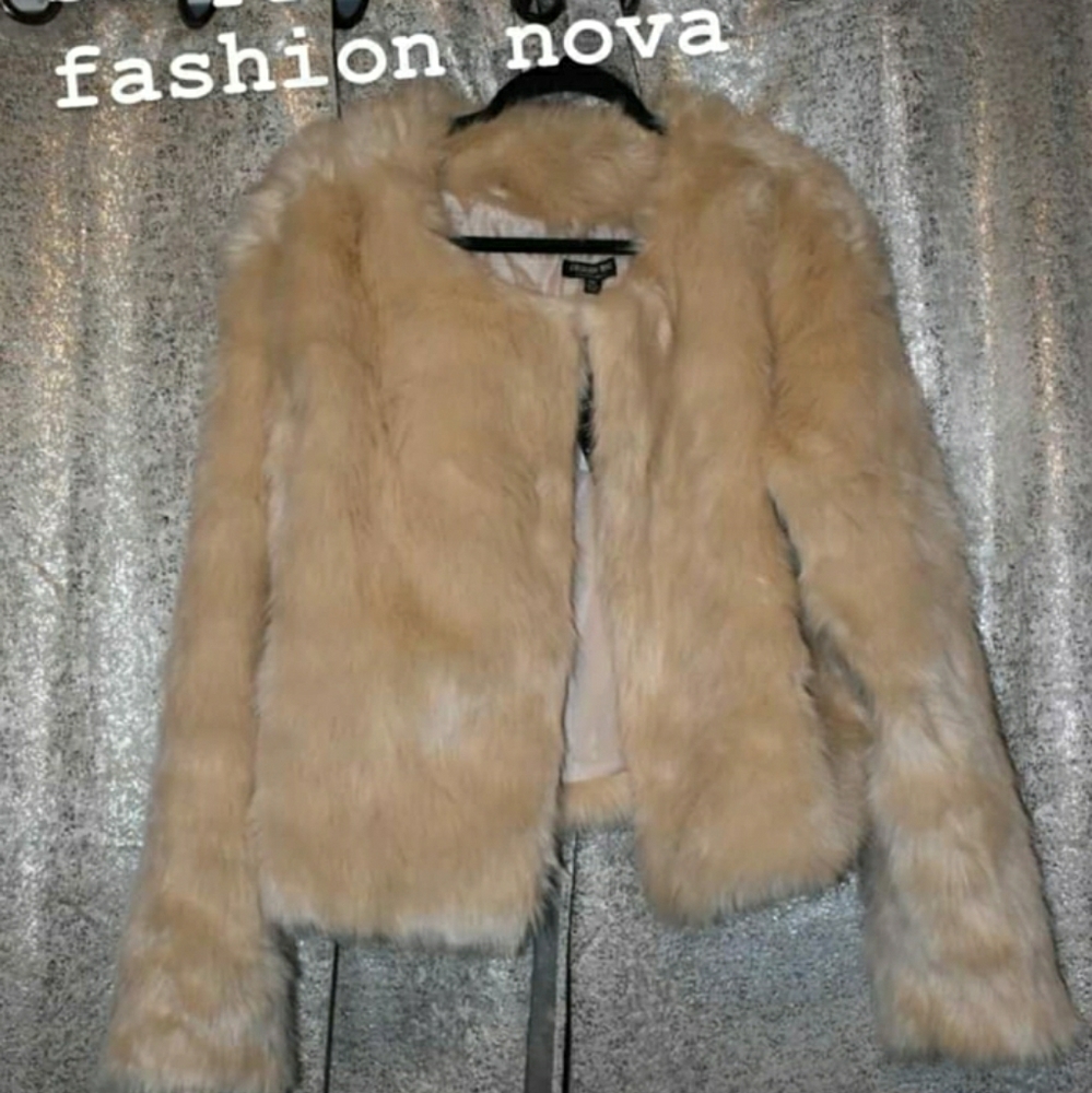 Faux Fur Fashion Nova Jacket. Size 3x.